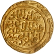 Rare Delhi Sultanate, Khilji Dynasty, Ala ud-din Muhammad Khilji  Hadrat Dehli  Mint Gold Tanka Coin.