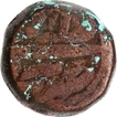 Akbar  Bairata Mint Copper Tanka (Double Dam) Elahi 44 Month:  Azar Coin.