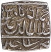  Ujjain  Mint  Silver Square Rupee  AH 995 Coin of Akbar.