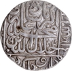 Agra  Dar-ul-khilafa Mint  Silver Rupee  AH 984 Coin of Akbar.