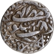 Rare Akbar Sitpur Mint Silver Rupee Coin with Elahi 48 and Month Mihr.