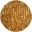 Very Rare Gold Mohur Coin of  Akbar of Fathpur Mint with AH 986.