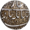 Jahangir Ahmadnagar Mint Silver Rupee Coin with Complete Hijri 1028.