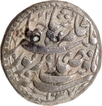 Very Rare Noor Jahan Agra Mint, Silver Rupee Coin with Hijri Year 1037 and 22 RY.