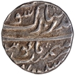 Silver Half Rupee Coin of Surat Bandar e Mubarak Mint of Aurangzeb.