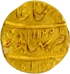 Mughal Empire Shah Alam Bahadur Gold Mohur Parenda Mint with 1122 Hijri and 4 Regnal year.