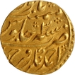 Extremely Rare Bangash Nawabs, Ahmadnagar Farukhabad Mint, Gold Mohur Coin, Broad Flan.