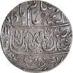 Maratha Confederacy Saharanpur Dar us Sarur Mint, Silver Nazarana Rupee Coin with AH 1216 and 43 RY.