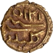 Very Scarce Tipu Sultan Kalikut Mint Gold Fanam Coin of Maludi Era 1215.