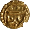 Mysore Kingdom Gold Fanam Coin Patna Mint of Tipu Sultan AM 1218.