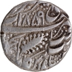 Sikh Empire, Ranjit Singh Sri Amritsar Mint,   Silver Rupee, VS 1859 with Kangha Symbol.