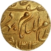 Extremely Rare Hyderabad, Mir Mahbub Ali Khan Gold Mohur Coin with Complete Date 1313 & in UNC Condition.