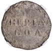 Indo-Potuguese Goa  Luiz I  Silver Rupia  1869 AD Coin graded & slabed by NGC as MS 62.