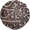 Bombay Presidency Bhakkar  Mint  Silver Rupee  AH (12)62,  Floral type Transitional Coinage in Sindh Province,