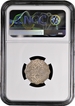 Rare NGC Graded MS 62 Cupro Nickel One Anna Coin of King Edward VII of Bombay Mint of 1908 with Toning.