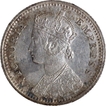 Silver Quarter Rupee Coin of Victoria Empress of Calcutta Mint of 1894.