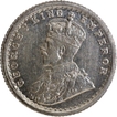 Very Rare Silver Quarter Rupee Coin of King George V of Calcutta Mint of 1911.