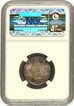 Rare NGC MS 63 Graded Silver Half Rupee Coin of King George VI of Bombay Mint of 1939.