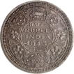 Rare Silver Half Rupee Coin of King George VI of Lahore Mint of 1943.