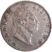 Exceedingly Rare Silver One Rupee Coin of King William IIII of Calcutta Mint of 1835.