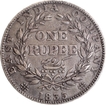 Exceedingly Rare Silver One Rupee Coin of King William IIII of Calcutta Mint of 1835.