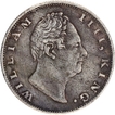 Very Rare Unlisted Type of 1835 Silver One Rupee Coin of King William IIII of Calcutta Mint.