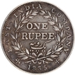 Very Rare Unlisted Type of 1835 Silver One Rupee Coin of King William IIII of Calcutta Mint.