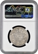 Rare NGC MS 62 Graded Silver One Rupee  Coin of Bombay Mint of Victoria Queen of 1862.