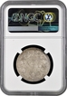 Very Rare NGC AU 58 Graded Silver One Rupee Coin of Bombay Mint of Victoria Queen of 1862.