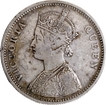 Rare Victoria Queen of 1862 of Silver One Rupee Coin of Bombay Mint.