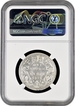 Very Rare NGC MS 62 Graded Silver One Rupee Coin of Bombay Mint of 1874 of Victoria Queen.