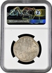 Scarce NGC MS 61 Graded Silver One Rupee Coin of Victoria Empress of Bombay Mint of 1886.