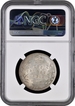 Rare NGC MS 60 Graded Silver One Rupee Coin of King Edward VII of Calcutta Mint of 1907.