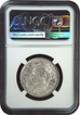 NGC MS 61 Graded 1916 of King George V of Silver One Rupee Coin of Bombay Mint.