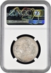 Rare Date NGC MS 64+  Graded 1921 Silver One Rupee Coin of King George V  of Bombay  Mint.