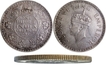 Extremely Rare Milled Edge of King George VI of 1940 of Silver One Rupee Coin of Bombay Mint.