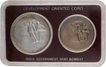 World Food Day UNC Set of 2 Commemorative Coins of 1981 of Bombay Mint of Republic India.