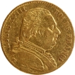 Gold Twenty Francs coin of Louis XVIII of 1814.