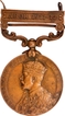 Kaisar-i-Hind India General Service Bronze Medal of King George V.