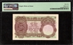 Very Rare PMG 55 Graded Five Rupees Banknote of King George V Signed by J W Kelly of 1934.