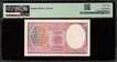Rare PMG 64 Graded Two Rupees Banknote of British India of King George VI Signed by C D Deshmukh of 1943.