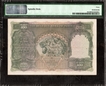 Very Rare PMG 40 Graded One Hundred Rupees Banknote of King George VI Signed by C D Deshmukh of 1938 of Calcutta Circle.