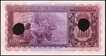 Rare Cancelled Cem Rupias Banknote of Banco Nacional Ultramarino of Indo Portuguese of 1945.