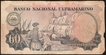 Sessenta (Sixty) Escudos Banknote of Banco Nacional Ultramarino of Portuguese India (Goa) of 1959.