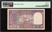  Very Rare PMG35 Graded Banknote of Republic India of Ten Rupees of 1949 Signed by C D Deshmukh.