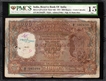 Very Rare PMCS graded 15 Fine One Thousand Rupees Banknote Signed by B Rama Rau of 1954 of Calcutta Circle.