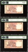 786 Fancy Number Banknotes of Republic India of Ten Rupees Signed by Y V Reddy of 2006.