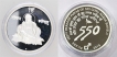 2019 Silver Proof Set 550th Prakash Purab of Sri Guru Nanak Dev Ji Sahib Mumbai Mint.