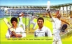 Miniature sheet of india of 2013,Sachin  Tendulkar 200th test match.