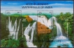 Miniature sheet of india of2003, Waterfalls of India.